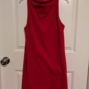 Casual Red Sleeveless Dress